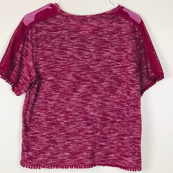 WILD BLUE SADIE ROBERTSON KNIT CROP TOP - Picture 3 of 5